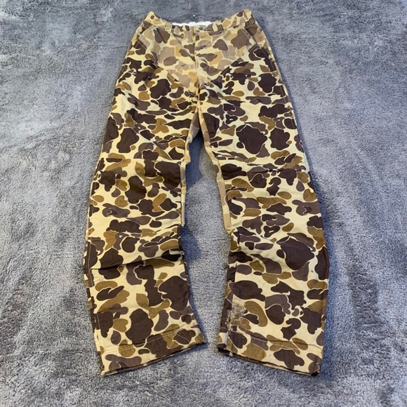 Four Square Other - Vintage Four Square Duck Hunter Camo Pants Mens 30x29 Frog Skin Canvas Hunting